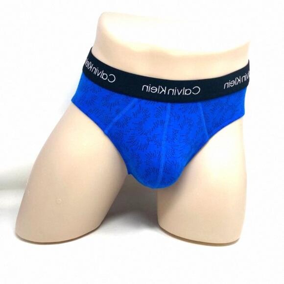 💖MEGA SALE💖Calvin Klein Mens 3-Pack Soft Cotton NP21660271 Brief Blue Stretch - Picture 5 of 10